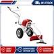 D&eacute;broussailleuse &agrave; Roues &agrave; Essence 52 Cc, Rouge, Robuste, Arbre Fendu, 2 En 1, 2,2 Kw