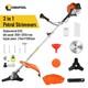 D&eacute;broussailleuse Thermique 2 Temps 52 Cc Pour Jardin, Coupe-bordures Robuste 3-en-1<br/>