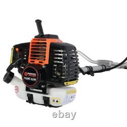 Débroussailleuse thermique de jardin 52cc, coupe-bordures + huile