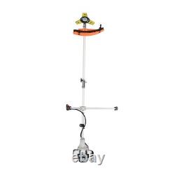 Débroussailleuse thermique de jardin 52cc, coupe-bordures + huile
