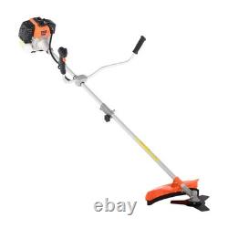 Débroussailleuse thermique de jardin 52cc, coupe-bordures + huile