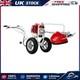 D&eacute;broussailleuse Thermique Robuste Sur Roues, 2,2 Kw, Neuve, &agrave; Arbre D&eacute;montable, Rouge