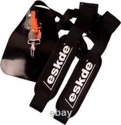 ESkde Coupe-bordure à essence de 52cc, kit de coupe avec fil, moteur 2 temps