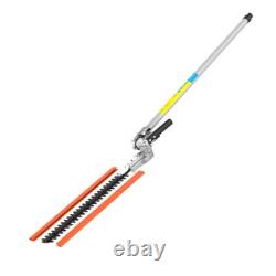 FUXTEC Taille-haie à essence multitool, coupe-brosse, scie à chaîne réglable, 1m d'extension