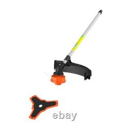 FUXTEC Taille-haie à essence multitool, coupe-brosse, scie à chaîne réglable, 1m d'extension