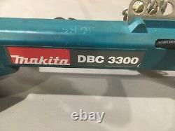 Makita Dbc 3300 Pétrol Étrier Brushcutter-with Safety Harness Fonctionne Bien