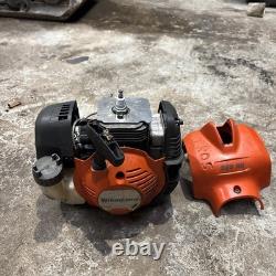 Moteur de débroussailleuse à essence Husqvarna 525 RX à deux temps. Bon moteur.