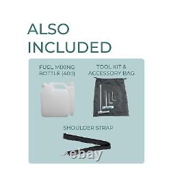 Outil Multi-Usage à Essence 25cc 4 en 1 Débroussailleuse, Taille-Haie, Tronçonneuse SYLVA