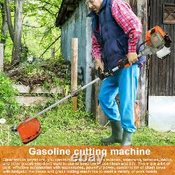 Outil de jardin multi-fonctions 5 en 1 à essence 52CC : débroussailleuse, coupe-bordure, taille-haie, tronçonneuse