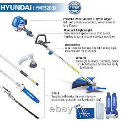 Outil de jardin multi-usage à essence 2 temps Hyundai HYMT5200X 52cc