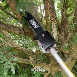 Outil de jardin multifonction 4-en-1 52cc : coupe-bordures, débroussailleuse, tronçonneuse