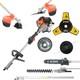Outil De Jardin Multifonction 52cc 5 En 1 : Tronçonneuse, Taille-haie + Pack De Coupe
