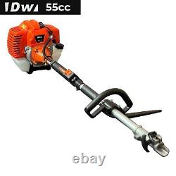 Outil de jardin multifonction DW81 5 en 1 débroussailleuse à essence, coupe-bordures, tronçonneuse