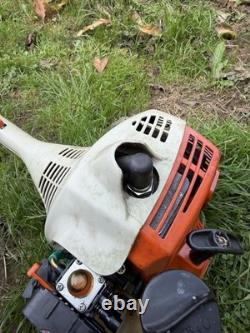 STIHL FS 45 Débroussailleuse thermique à essence, arbre courbé, démarre et fonctionne parfaitement