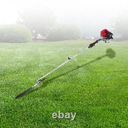Scie à perche à essence débroussailleuse taille-haie à essence pour arbres mauvaises herbes jardin 51,7CC