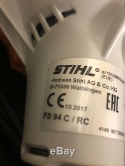 Stihl Fs 94 C Débroussailleuse / Débroussailleuse Avec Poignées Corne De Vache