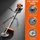Taille-haie 3-en-1 52cc, Outil Multifonction &agrave; Essence, D&eacute;broussailleuse, Coupe-bordures, Coupe-broussailles De Jardin 2500w