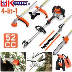 Taille-haie multi-outil de jardin 52cc, débroussailleuse à essence, coupe-brosse, tronçonneuse