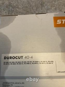 Tête de coupe STIHL Durocut 40-4 pour débroussailleuse ST 40057102114. Tout neuf.