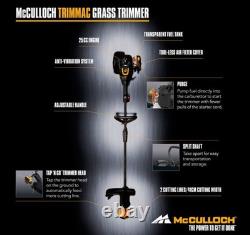 Tondeuse à gazon McCulloch TRIMMAC à essence Largeur de coupe 410 mm Ergonomique