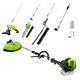 Zipper 51cc 5in1 Hedge Trimmer Multi Outil Essence Strimmer Brosse Cutter Chainsaw